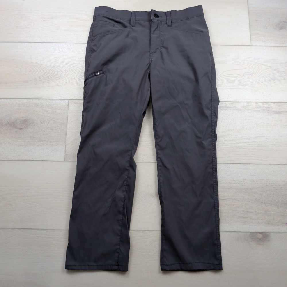 Orvis Mens Trek Tech Pants 32x30 (Fit 32x27) Gray Water Repellent Stretch Hiking